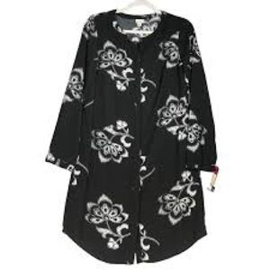 Merona Black and White Floral Dress
